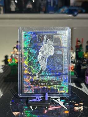 2022 Panini Select Baseball Babe Ruth Silver Prizm #70 New York